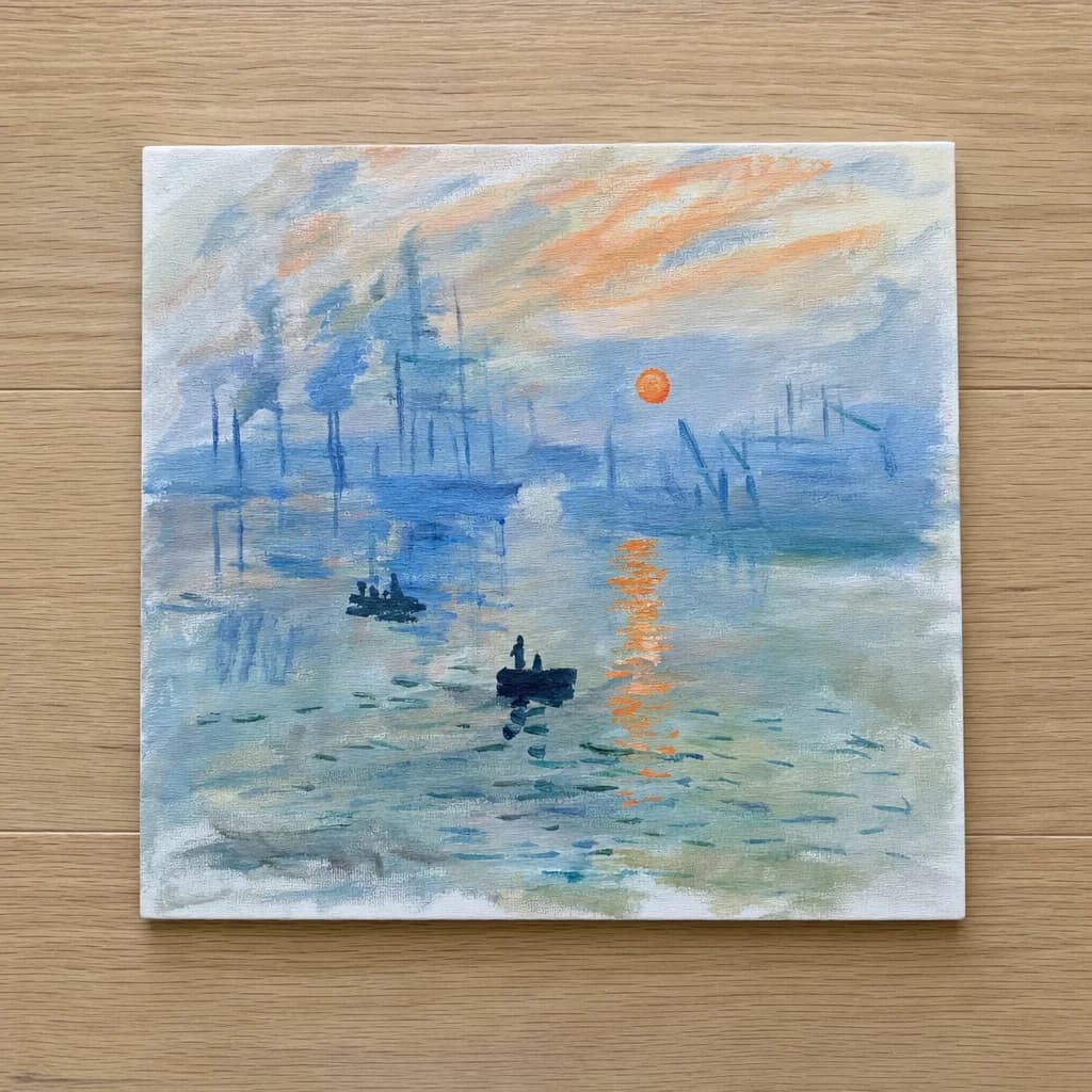 A student version of Impression Sunrise