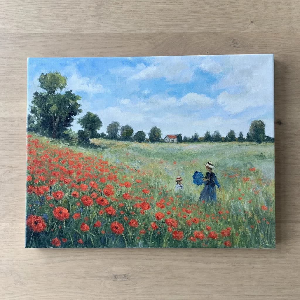Claude Monet's Poppy Field